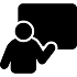 Person demonstrating icon