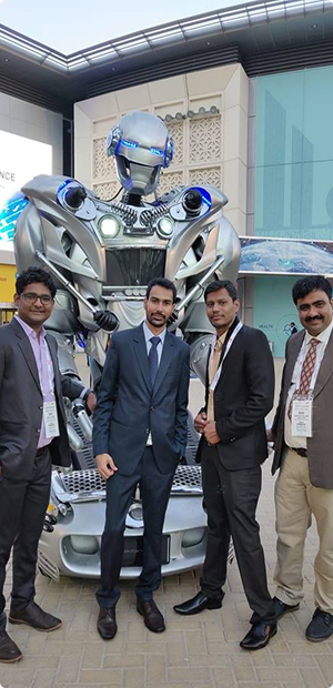 Employees at the convention